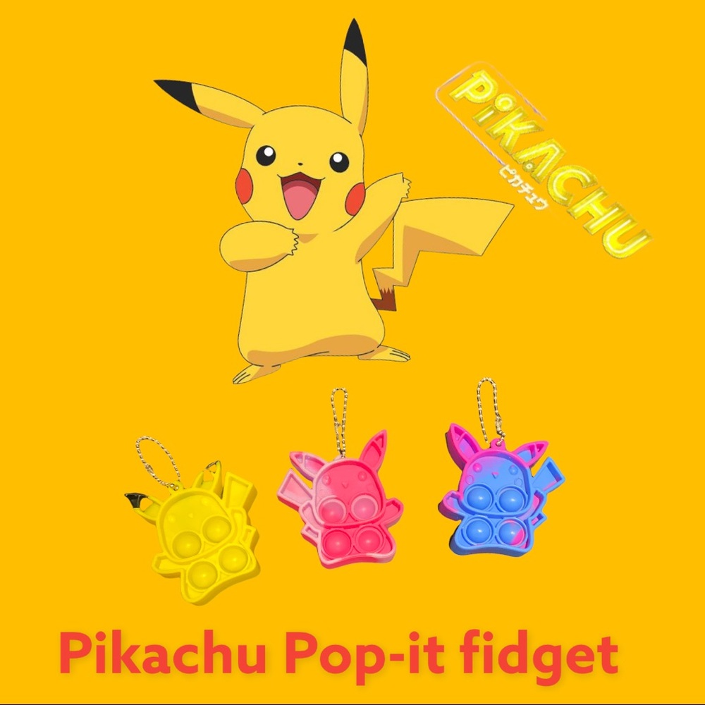 Pikachu Pop-it fidgets